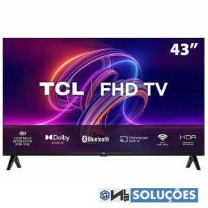 Aluguel de TVs Smart Full HD TCL Android TV. Ideal para eventos, feiras e congressos, com qualidade impecável, sistema Android e suporte completo da NLB Soluções. Solicite já!