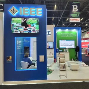 Estande da IEEE na futurecom 2022