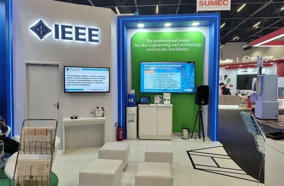 Estande IEEE na futurecom 2022