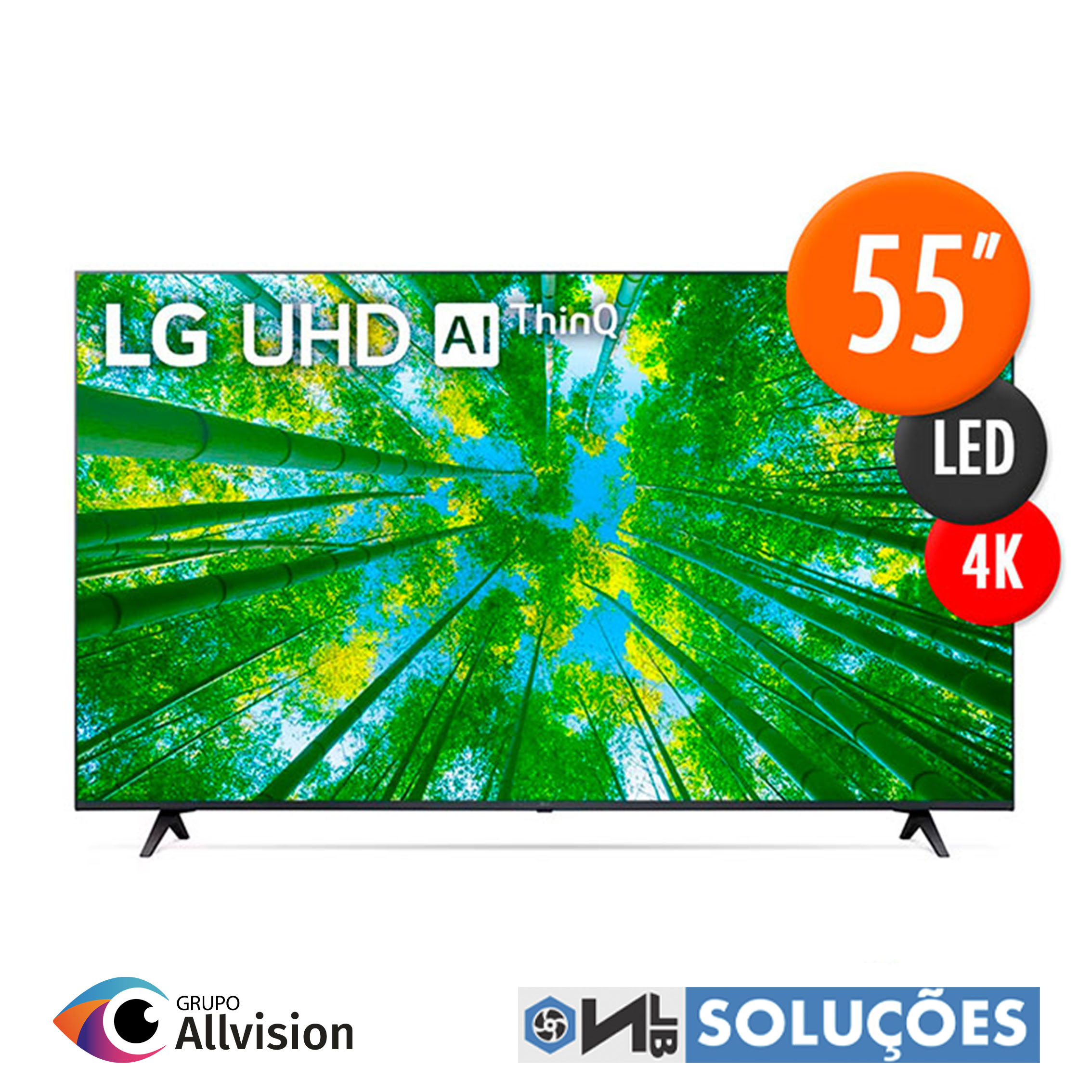 Aluguel de Smart TV LED 55 LG 4K 55UQ7950PSB