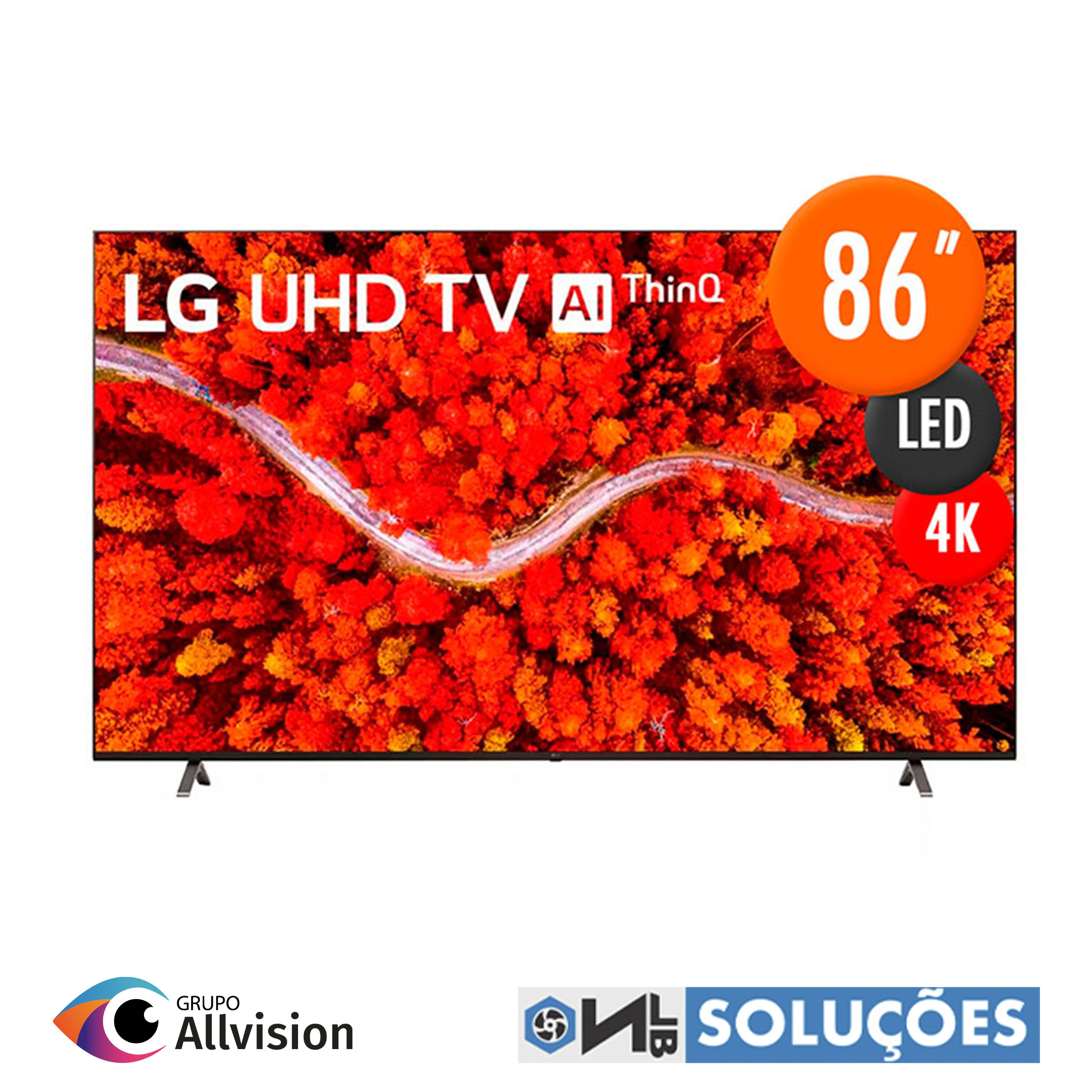 Aluguel de Smart TV LED 86 LG 4K IPS 120Hz 86UP8050PSB